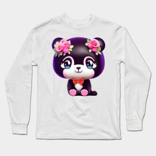 Cute kawaii kitten Long Sleeve T-Shirt